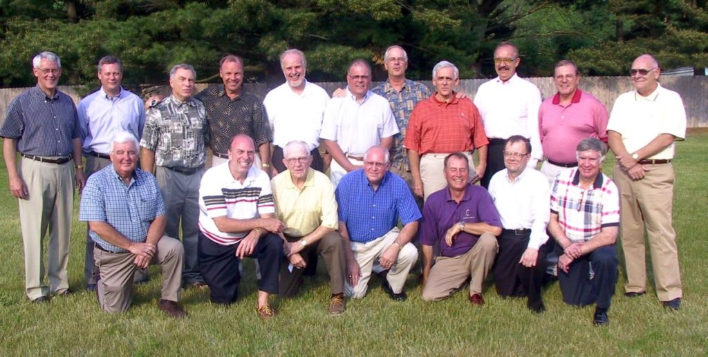 Top Row:Unknown, Mark Mow, Denny Foster, Roger Kollat, Bob Walton, Steve Price , Jeff VanHorn, John Peckham, Rich Nelson, Jerry Grimes, Dick Talbert Bottom Row: Devon Garberick, Dean Foster,Coach Mellish, Unknown, Bill